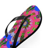 Floral Mandala Flip Flops - Bohemian Summer Style Shoes - Blululi