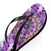 Floral Mandala Flip Flops - Pink & Purple Shoes - Blululi