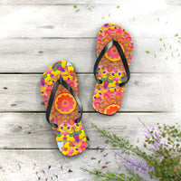 Floral Mandala Flip Flops - Summer Vibes Shoes - Blululi