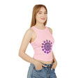 Floral Mandala Racerback Tank Top Tank Top - Blululi