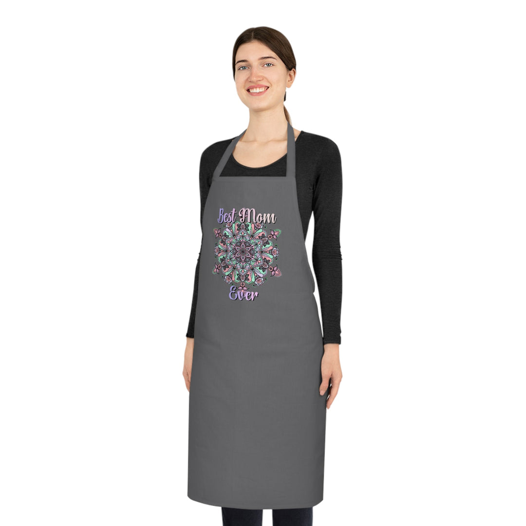 Gift for Mom Cotton Apron with Hand - Drawn Mandalas - Perfect for Chefs and Home Cooks - Blululi