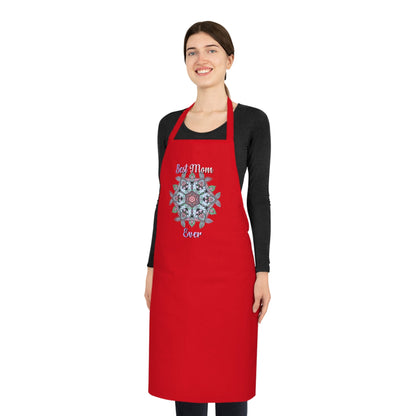 Gift for Mom Cotton Apron with Hand - Drawn Mandalas - Perfect for Chefs and Home Cooks - Blululi