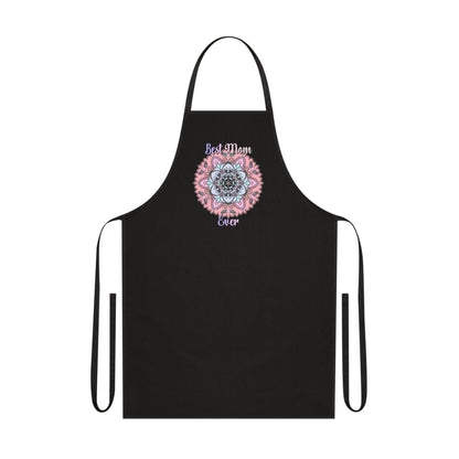 Gift for Mom Cotton Apron with Hand - Drawn Mandalas - Perfect for Chefs and Home Cooks - Blululi