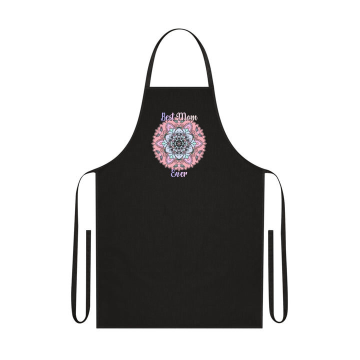 Gift for Mom Cotton Apron with Hand - Drawn Mandalas - Perfect for Chefs and Home Cooks - Blululi