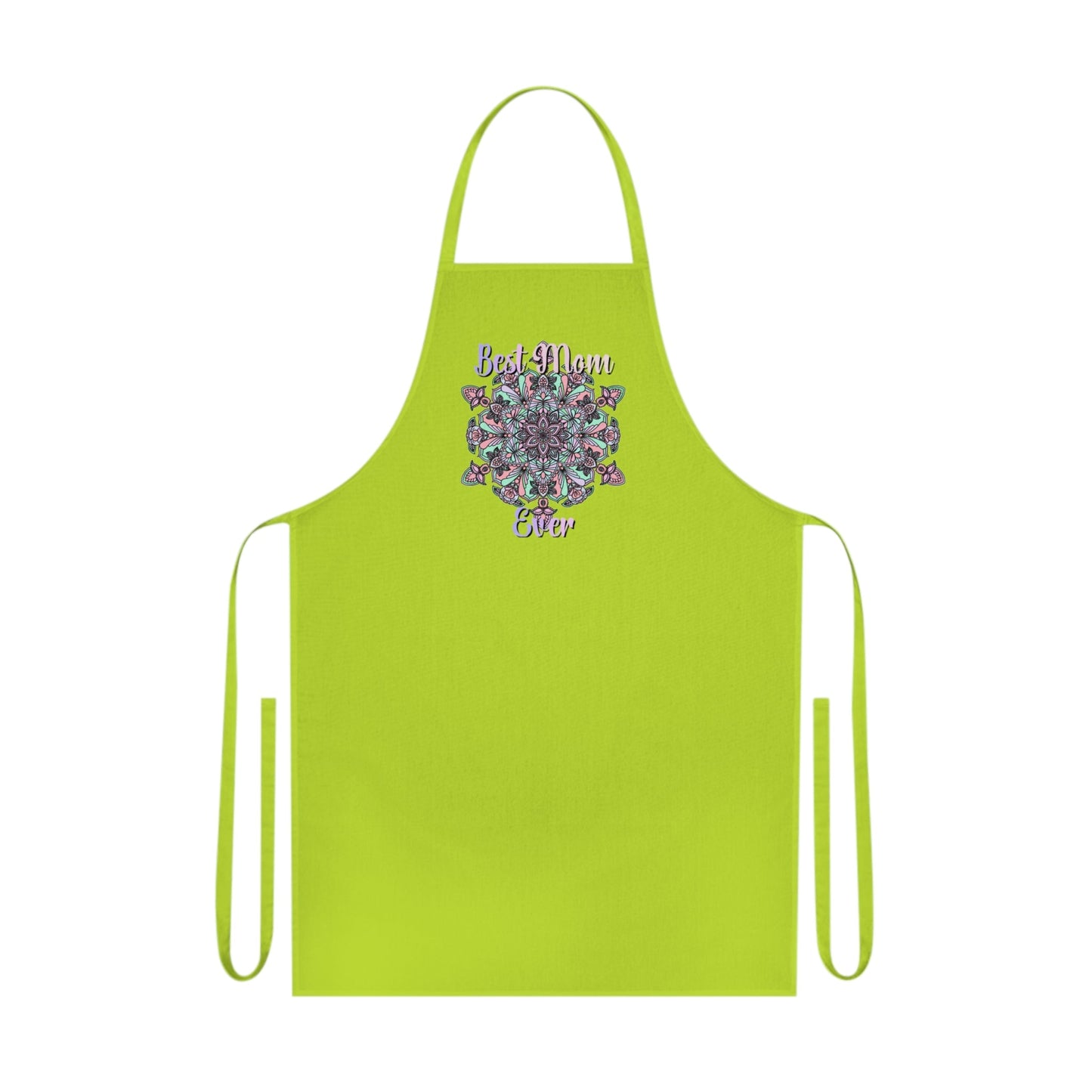 Gift for Mom Cotton Apron with Hand - Drawn Mandalas - Perfect for Chefs and Home Cooks - Blululi