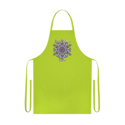 Gift for Mom Cotton Apron with Hand - Drawn Mandalas - Perfect for Chefs and Home Cooks - Blululi