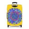 Gold Mandala Luggage Cover Accessories - Blululi