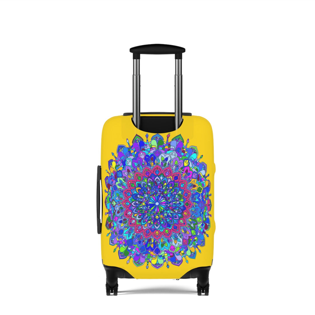 Gold Mandala Luggage Cover Accessories - Blululi