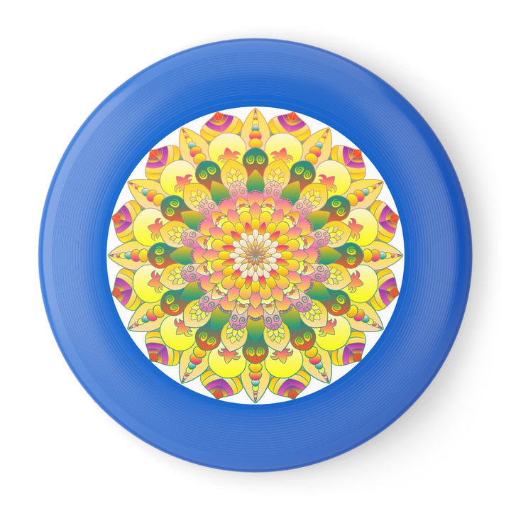 Golden Mandala Frisbee: Sunny Vibes Accessories - Blululi