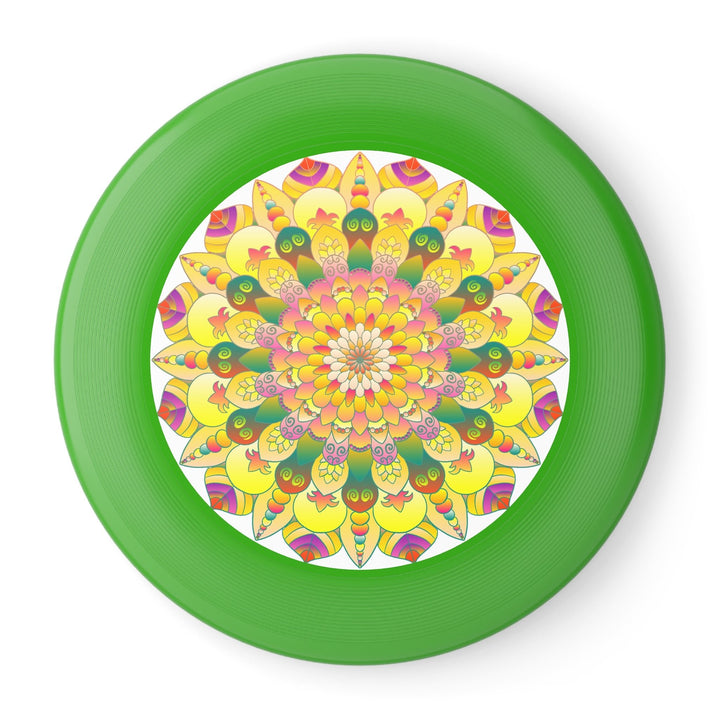 Golden Mandala Frisbee: Sunny Vibes Accessories - Blululi