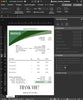 Green Invoice Template: suitable for Small Business, Professional Invoice, Invoice Template Download, Small Business Solution, Green Invoice digital download - Blululi