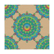 Green Mandala Tablecloth - Intricate Floral Design Home Decor - Blululi