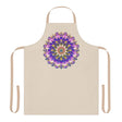 Hand - Drawn Mandala Art Apron - Beige All Over Prints - Blululi