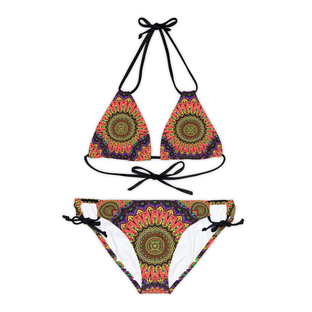 Hand Drawn Mandala Art Bikini Set - Colorful & Intricate All Over Prints - Blululi