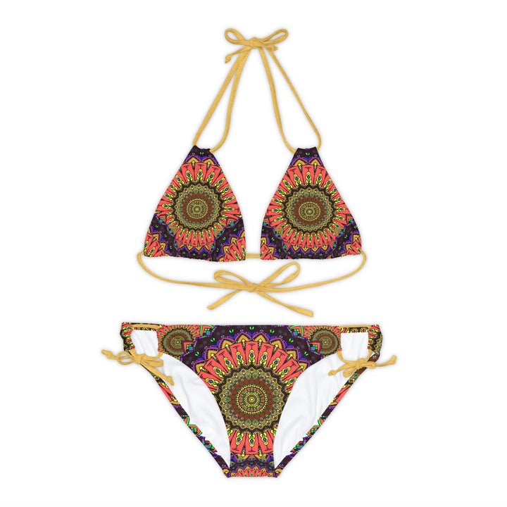 Hand Drawn Mandala Art Bikini Set - Colorful & Intricate All Over Prints - Blululi