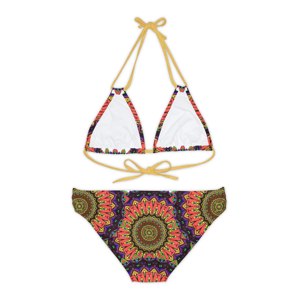 Hand Drawn Mandala Art Bikini Set - Colorful & Intricate All Over Prints - Blululi