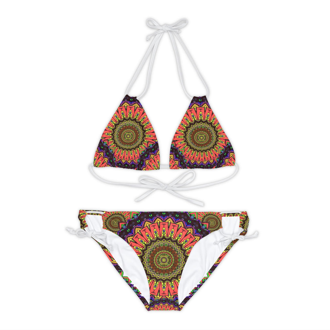 Hand Drawn Mandala Art Bikini Set - Colorful & Intricate All Over Prints - Blululi