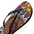 Hand - Drawn Mandala Art Flip Flops - Stylish & Comfortable Summer Footwear 1 - Blululi