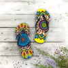 Hand - Drawn Mandala Art Flip Flops - Stylish & Comfortable Summer Footwear - Blululi