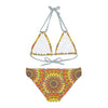 Hand Drawn Mandala Bikini Set - Colorful & Boho All Over Prints - Blululi