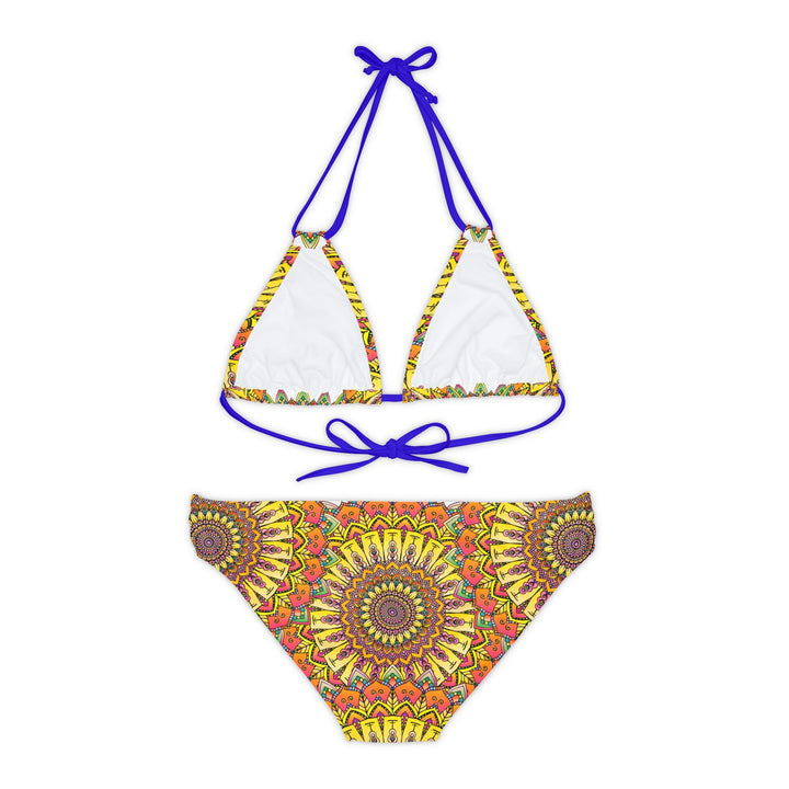 Hand Drawn Mandala Bikini Set - Colorful & Boho All Over Prints - Blululi