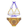 Hand Drawn Mandala Bikini Set - Colorful & Boho All Over Prints - Blululi