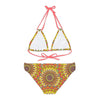 Hand Drawn Mandala Bikini Set - Colorful & Boho All Over Prints - Blululi