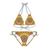 Hand Drawn Mandala Bikini Set - Colorful & Boho All Over Prints - Blululi