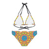 Hand Drawn Mandala Bikini Set - Psychedelic Beachwear All Over Prints - Blululi