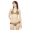 Hand Drawn Mandala Bikini Set - Psychedelic Beachwear All Over Prints - Blululi