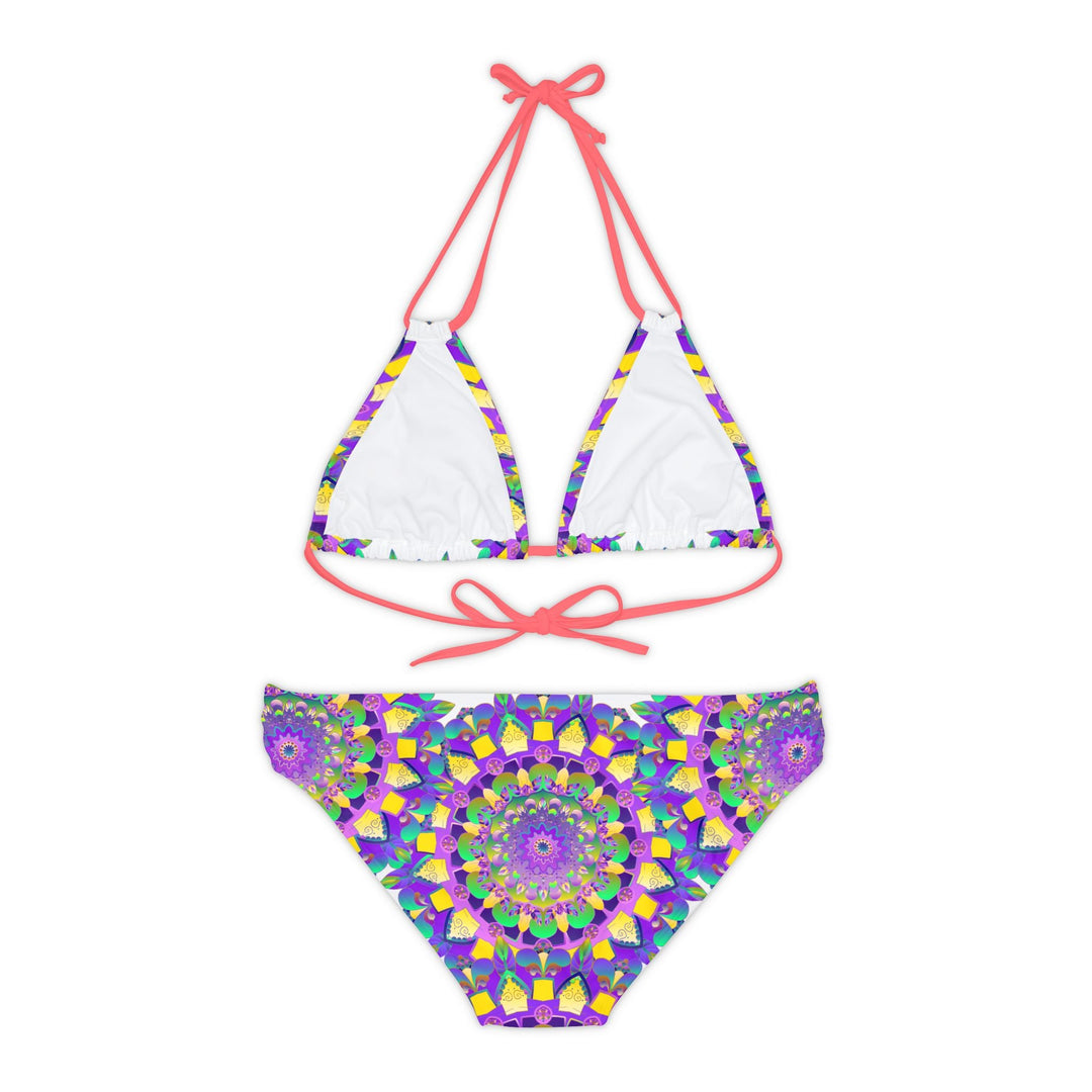 Hand Drawn Mandala Bikini Set - Vibrant & Psychedelic All Over Prints - Blululi