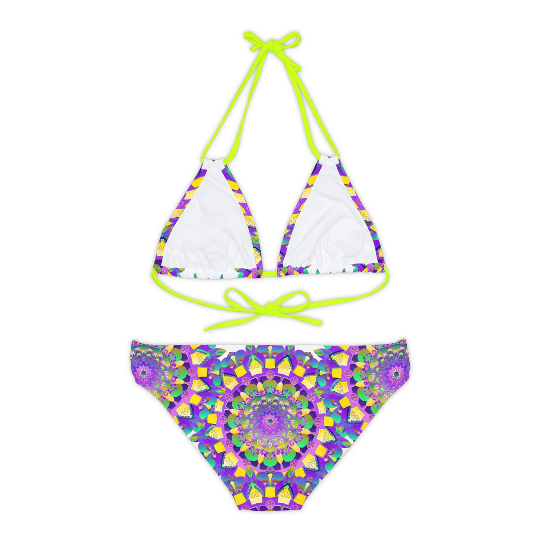 Hand Drawn Mandala Bikini Set - Vibrant & Psychedelic All Over Prints - Blululi