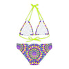 Hand Drawn Mandala Bikini Set - Vibrant & Psychedelic All Over Prints - Blululi