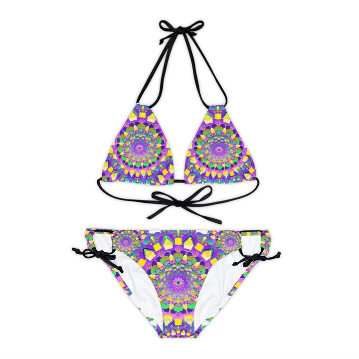 Hand Drawn Mandala Bikini Set - Vibrant & Psychedelic All Over Prints - Blululi