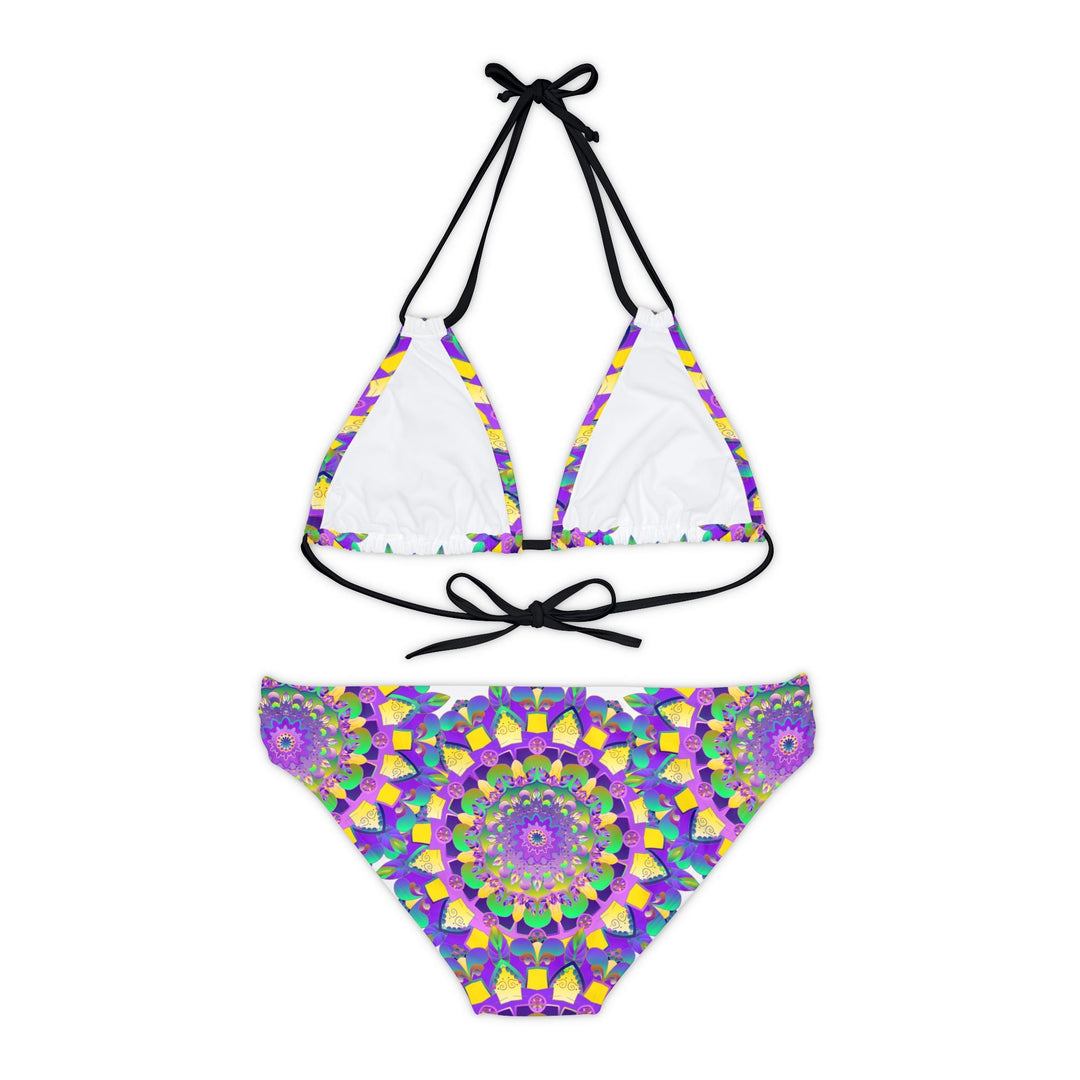 Hand Drawn Mandala Bikini Set - Vibrant & Psychedelic All Over Prints - Blululi