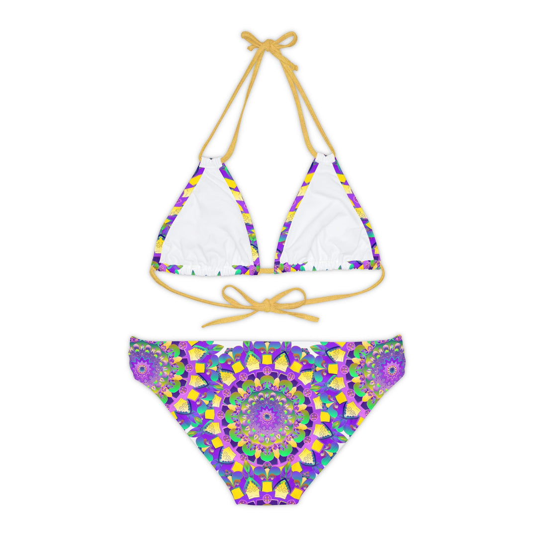 Hand Drawn Mandala Bikini Set - Vibrant & Psychedelic All Over Prints - Blululi