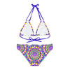 Hand Drawn Mandala Bikini Set - Vibrant & Psychedelic All Over Prints - Blululi