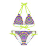 Hand Drawn Mandala Bikini Set - Vibrant & Psychedelic All Over Prints - Blululi