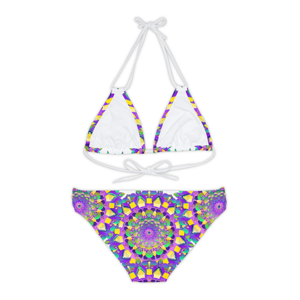 Hand Drawn Mandala Bikini Set - Vibrant & Psychedelic All Over Prints - Blululi