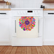 Hand Drawn Mandala Design Tea Towel - Bright Colors 19.6" x 27.5 Home Decor - Blululi