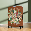 Hand - Drawn Mandala Luggage Cover - Saddle Brown and Military Shades Accessories - Blululi