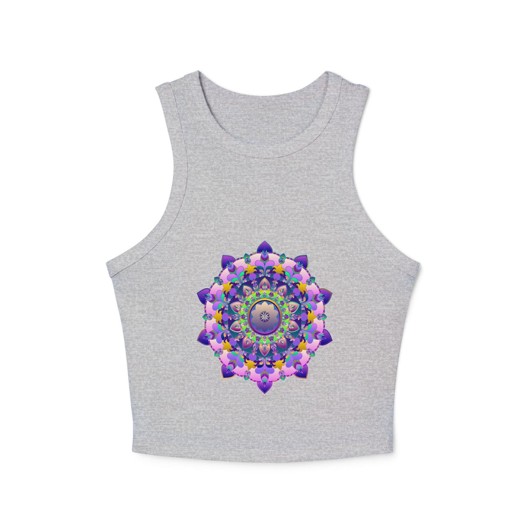 Hand - Drawn Mandala Racerback Tank Top Tank Top - Blululi