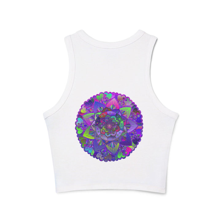 Hand Drawn Mandala Racerback Tank Top Tank Top - Blululi