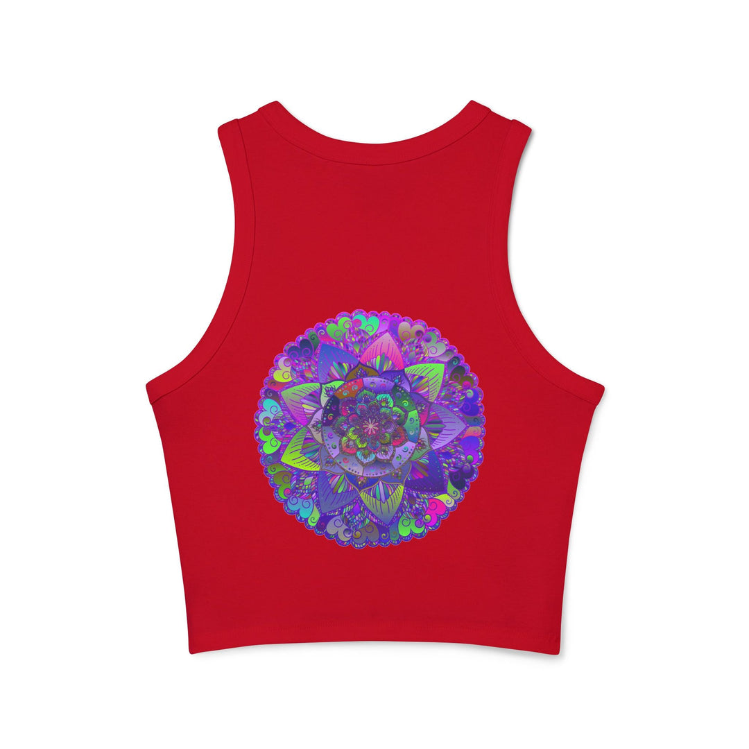 Hand Drawn Mandala Racerback Tank Top Tank Top - Blululi