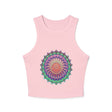 Hand Drawn Mandala Racerback Tank Top Tank Top - Blululi