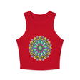 Hand Drawn Mandala Racerback Tank Top Tank Top - Blululi