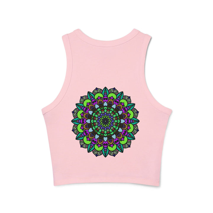 Hand Drawn Mandala Racerback Tank Top Tank Top - Blululi