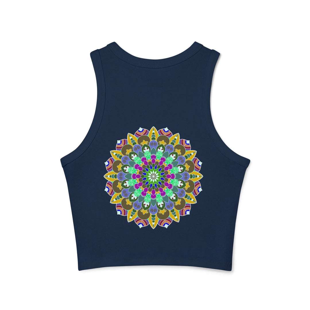 Hand Drawn Mandala Racerback Tank Top Tank Top - Blululi