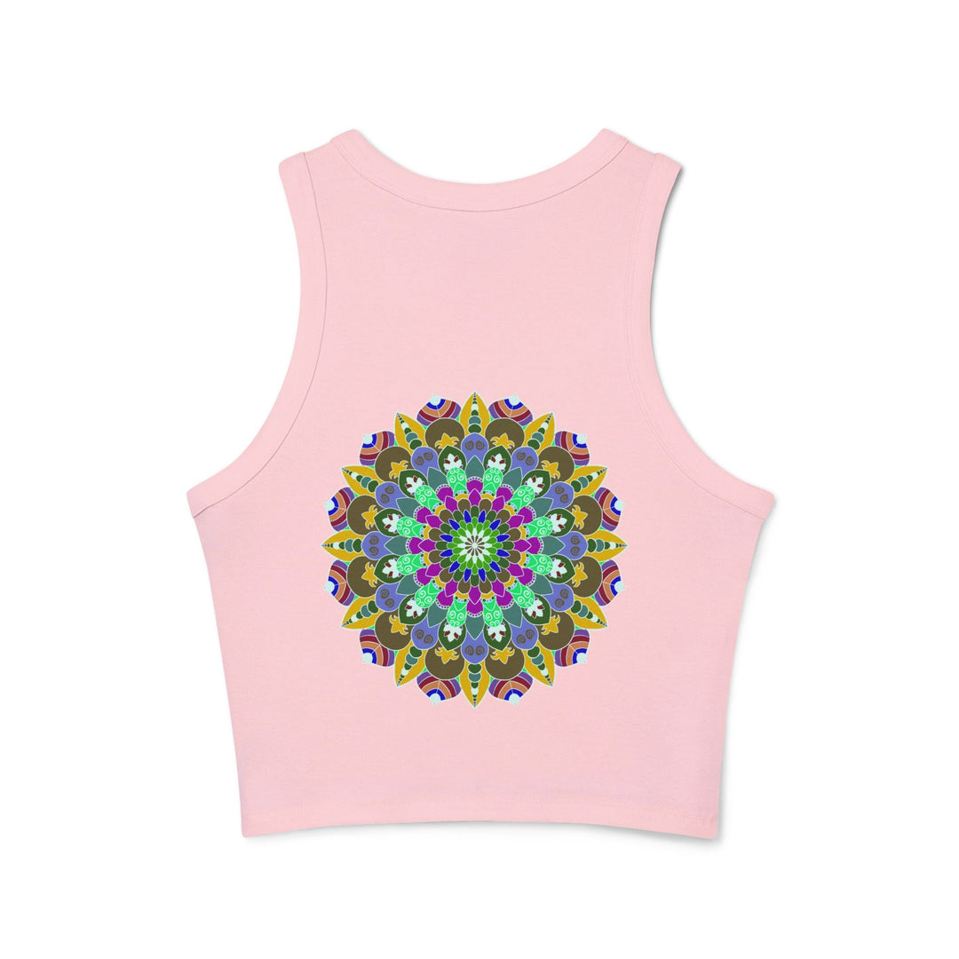 Hand Drawn Mandala Racerback Tank Top Tank Top - Blululi