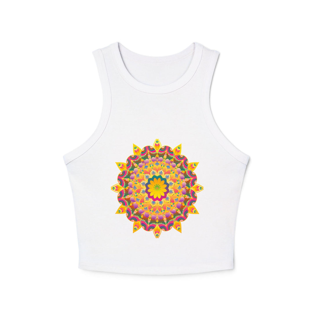 Hand Drawn Mandala Racerback Tank Top Tank Top - Blululi